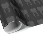 Drie Wise Teeth Dentist Wrapping Paper Cadeaupapier (Rol Hoek)