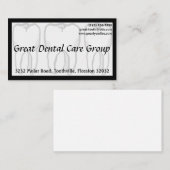 Drie Wise Teeth White Dentist Visitekaartje (Voorkant / Achterkant)