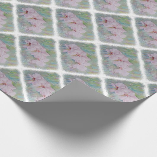 DRIE WIT-ORCHIDS WRAPPINGPAPIER CADEAUPAPIER (Hoek)