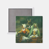 Drie Witches Magnet Magneet (Voorkant / Achterkant)