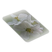 drie witte bloemen magneet (Rechterzijde)