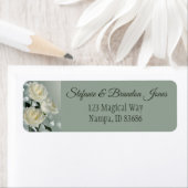 Drie witte rozen etiket (Insitu)