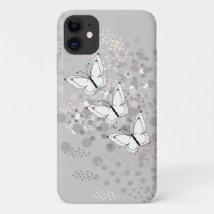 Drie Witte Vlinders iPhone 11 Hoesje