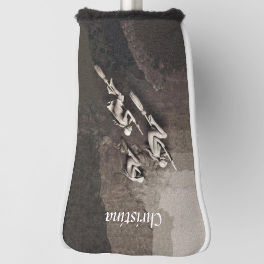 Drie Witte Witte Witte Witte Witte Witte Witte Wi Golfheadcover (Draai 90)