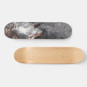 Drie Wolven Howling Skateboard (Horizontaal)