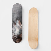 Drie Wolven Howling Skateboard (Voorkant)