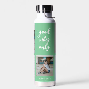 Drie woorden EDITABLE COLOR Water Flesje voor coll Waterfles