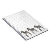 Drie Zebras Notitieboek (Rechterzijde)