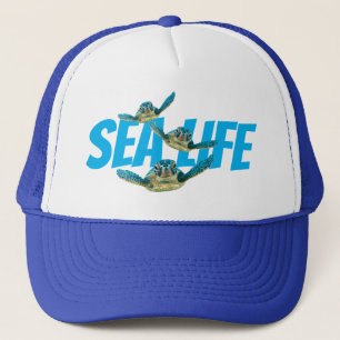 Drie Zeeen schildpadden "Zee Life" Trucker Pet