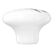 Drie Zeemeermin aan de kust Keramische Knop (Zijkant)