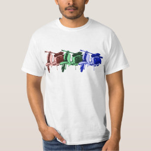 Drie zestig scooters t-shirt