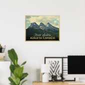 Drie zisters Alberta Canada Poster (Thuiskantoor)