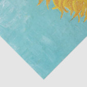 Drie zonnebloemen, Van Gogh Tissuepapier (Detail)