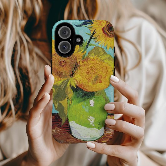 Drie zonnebloemen | Vincent van Gogh Case-Mate iPhone Case