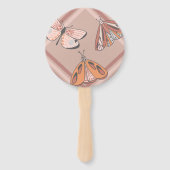 Drie Zuidwest Butterflies Handwaaier (Achterkant)