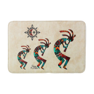 Drie Zuidwest Kokopelli Bath Mat