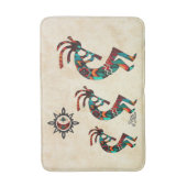 Drie Zuidwest Kokopelli Bath Mat (Voorkant Verticaal)