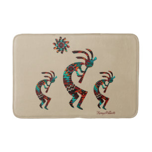 Drie Zuidwest Kokopelli Bath Mat