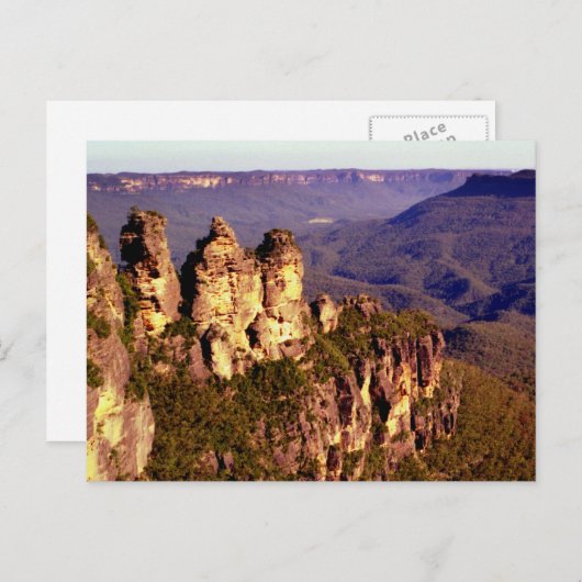 Drie zussen, Blue Mountains Briefkaart (Voorkant / Achterkant)