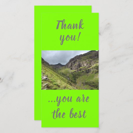 Drie zussen van Glencoe, Mountains, Schotland Bedankkaart (Voorkant / Achterkant)