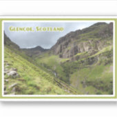 Drie zussen van Glencoe, Mountains, Schotland Sticker (Voorkant)