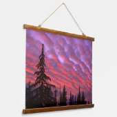 Drie zussen Wilderness, Oregon Hangend Wandkleed (Gebogen)