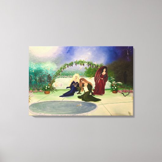 Drie Zusters Canvas Afdruk (Voorkant)