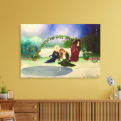 Drie Zusters Canvas Afdruk (Insitu (Woonkamer))