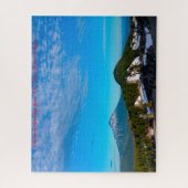 Drie Zusters Oregon. Kerstgroeten Legpuzzel (Verticaal)