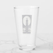 Drie zusters vuurtoren Massachusetts Moon Glas (Achterkant)