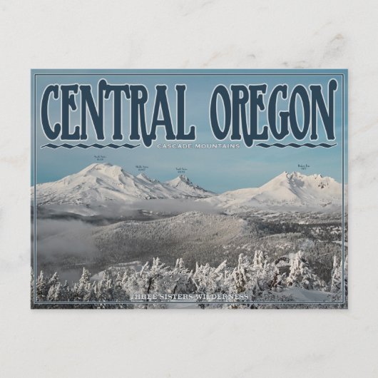 Drie zusters Wilderness Messenger Bag Briefkaart (Voorkant)