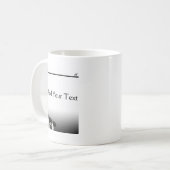 Drie zwarte en witte Franse Bulldogs Koffiemok (Voorkant links)