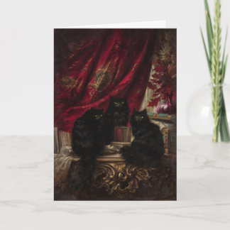Drie Zwarte Katten Kaart
