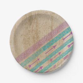 Driebasische rode pijlen Shabby Chic Paper Bord Pa