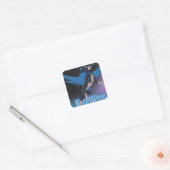 Driebenige Pitbull Vierkante Sticker (Envelop)