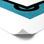 Driebloem Poster (Hoek)