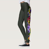 driebloemige leggings (Links)