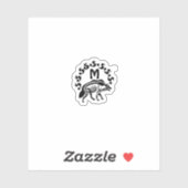 Driebolvormig Monogram van Hyena Sticker (Vel)