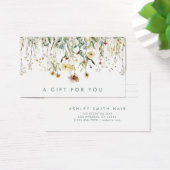 Dried Flowers Gift Kaart (Bureau)