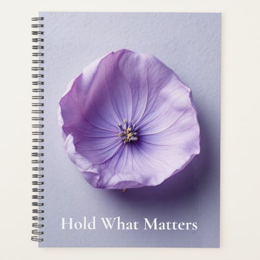 Dried Petal Preservation | Delicate Botanical Art Planner (Voorkant)