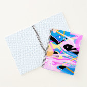Driedimensionaal Geometrisch Abstract Schilderen Notitieboek (Binnen)