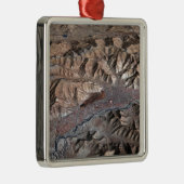 driedimensionaal uitzicht van het landschap metalen ornament (Rechts)