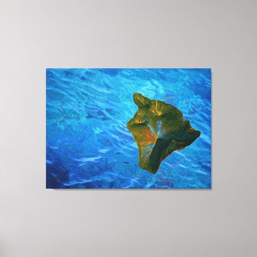 Driedimensionale Big Island & Ocean Canvas Print (Voorkant)