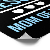 Driedubbele, gevlekte moeder van drie jongens Kind Poster (Hoek)