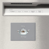 Driedubbele theepotten vuile vaatwasser magneet (Insitu (Vaatwasser))