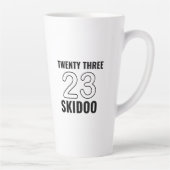 Drieëntwintig skidoo latte mok (Rechts)