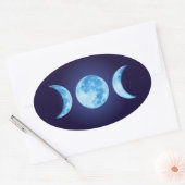 Driefasige Maan Sticker (Envelop)