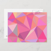 Driehoek abstract briefkaart (Voorkant / Achterkant)
