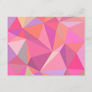 Driehoek abstract briefkaart