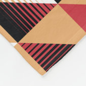 Driehoek Abstract, Retro Elegant Beauty. Fleece Deken (Hoek)